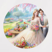 ～の後ずっと魅了される ラベル (デザイン1)