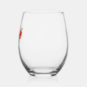 ～の後ずっとApple-Y ステムなしワイングラス (左)