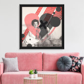 ～の後で幸いにも キャンバスプリント (インサイチュ (リビング))