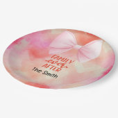 ～の後に養子縁組をする ペーパープレート (アングル)