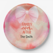 ～の後に養子縁組をする ペーパープレート (正面)