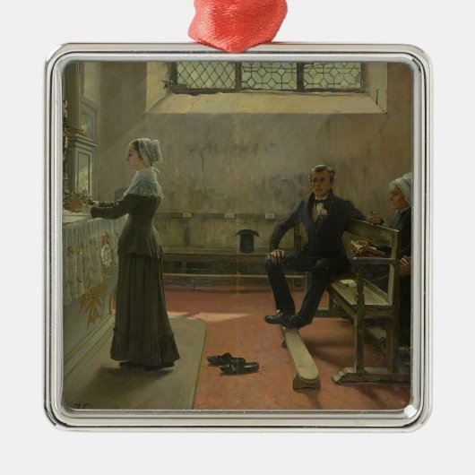 の後のヴァージンに日提供 メタルオーナメント (正面)