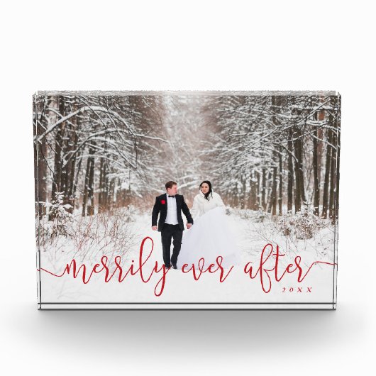 ～の後を楽しげに |休日結婚の フォトブロック (正面)