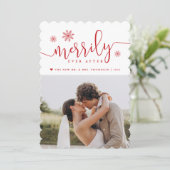 ～の後を楽しげに |新婚ホリデー写真 シーズンカード (スタンド正面)