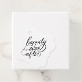 の後エレガントずっと楽しくレタリング結婚する フェイバータグ (インサイチュ)