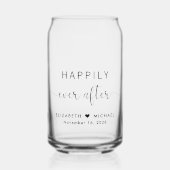 の後エレガントずっと楽しく脚本を結婚書く ガラス缶 (正面)