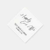 ～の後エレガントで楽しシンプルく手書き入力 スタンダードカクテルナプキン (角)