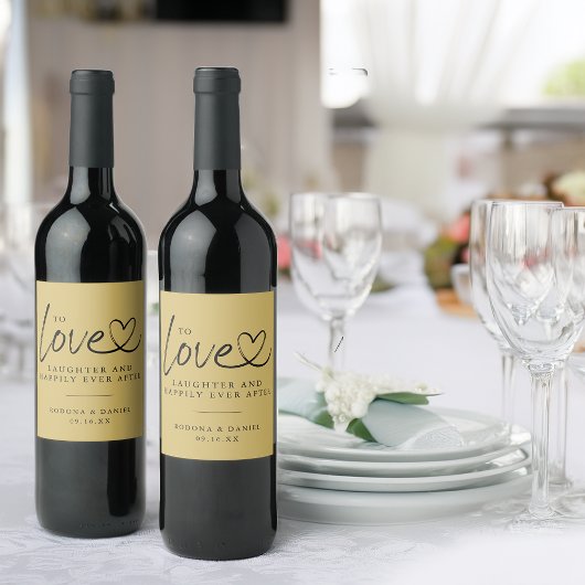の後モダンずっと楽しそうに笑いを愛し結婚る ワインラベル
