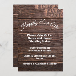 の後ユニークずっと素朴で楽し結婚い 招待状