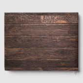 の後ユニーク素朴ずっと楽しそうにバ結婚ーン ゲストブック (裏面)