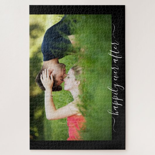 ～の後結婚ずっと幸せに続く写真ロマンス ジグソーパズル (縦)