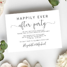 の後結婚のパーティの招待状エンクロージャカード エンクロージャーカード