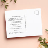 の後結婚のパーティー写真披露宴日付を保存 案内ポストカード