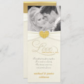 の後結婚式のコンテンポラリーでカジュアルな招待状 招待状 (正面/裏面)