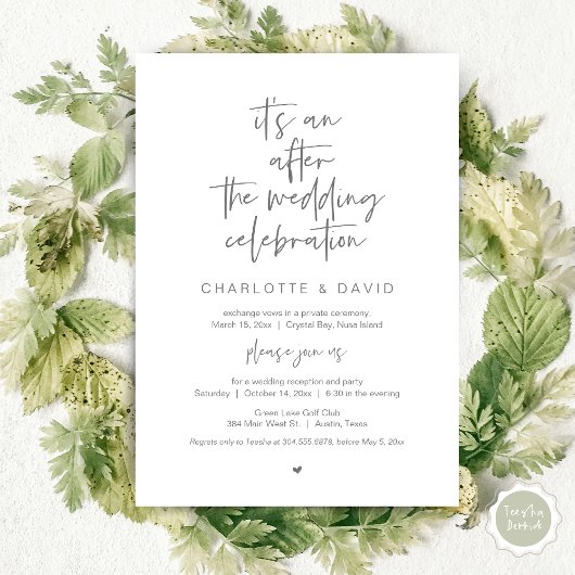 の後結婚、ネイビーブルー、エロペメントパーティー 招待状