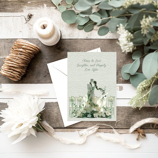 の応援結婚は笑いを楽々と愛している カード