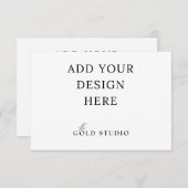 の応答結婚カードRSVPテンプレート(3.5 x 5インチ) 出欠カード (正面/裏面)