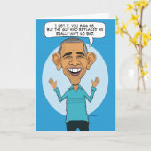 の恋しく思オバマ誕生日 カード (黄色い花)