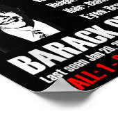 の恋しく思オバマTシャツ大統領 ポスター (角)
