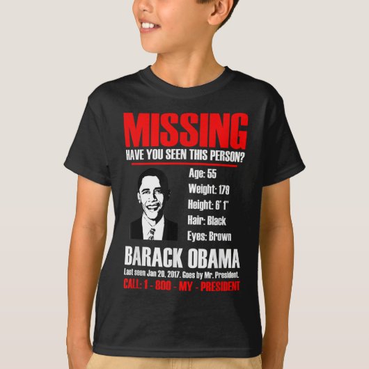 の恋しく思オバマTシャツ大統領 Tシャツ (正面)