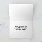 ***の恋しく思クリスマス***ホー シーズンカード (内部)