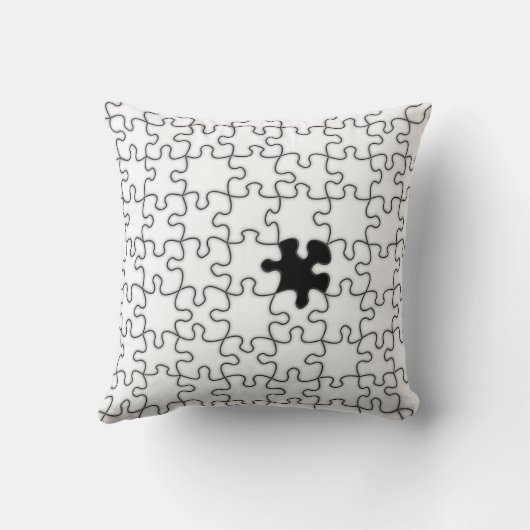の恋しく思パズルのピース クッション (裏面)