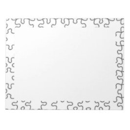 の恋しく思パズルのピース ノートパッド