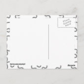 の恋しく思パズルのピース ポストカード (裏面)