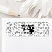 の恋しく思パズルのピース ラベル (インサイチュ)