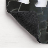 の恋しく思パズルピース白黒テンプレート マウスパッド (コーナー)