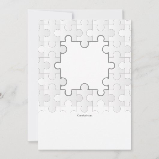 の恋しく思ピース写真の採用招待状 招待状 (裏面)