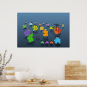 の恋しく思ピース ポスター (キッチン)