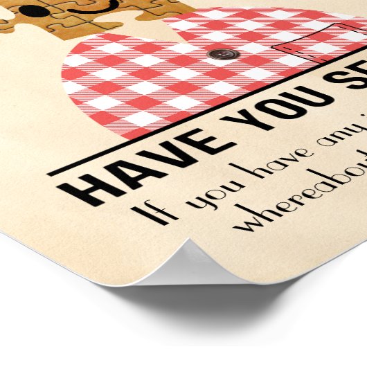 の恋しく思ピースJigsawパズルおもしろいとゲーム ポスター (角)