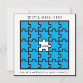 の恋しく思作品のお別れパーティの招待状 招待状 (正面)