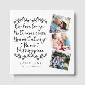 の恋しく思書道写真追悼式 ゲストブック (正面)