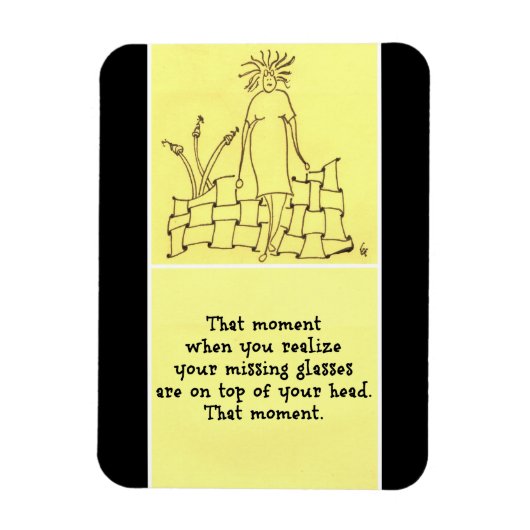 の恋しく思眼鏡 マグネット (縦)