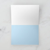 の恋しく思青い目の猫 ノートカード (内部)