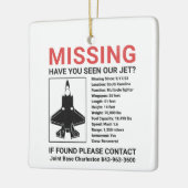 の恋しく思F-35ジェット セラミックオーナメント (左)