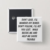 の悩み無くなった 缶バッジ (正面&裏面)