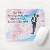 の情報を含む結婚マウスパッド マウスパッド (マウス)
