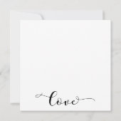 の情報結婚スクリプエレガントト・エンクロージャ・カード 招待状 (裏面)