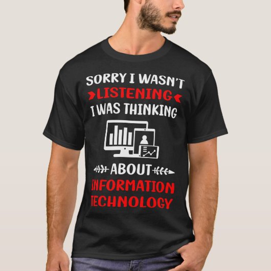 の情報聞テクノロジーではない Tシャツ (正面)