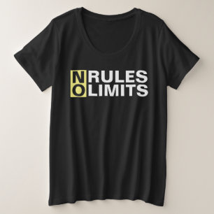 の意欲を起こ制限なし プラスサイズTシャツ