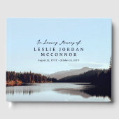 の愛する記憶の中で穏やかな山の湖 ゲストブック (正面)