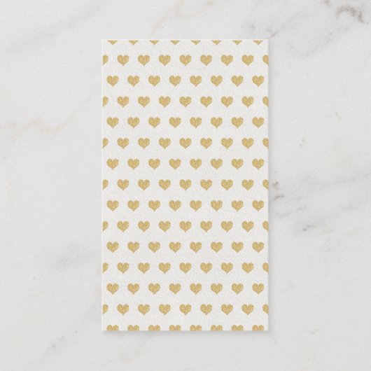 の愛ぶら下がったハートリトルスウィートベイビーシャワー エンクロージャーカード (裏面)