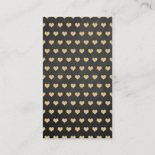 の愛ぶら下がったハートリトルスウィートベイビーシャワー エンクロージャーカード (裏面)