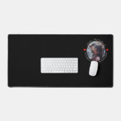 の愛インスパイア自分の写真とメッセージを追加する デスクマット (キーボード&マウス)