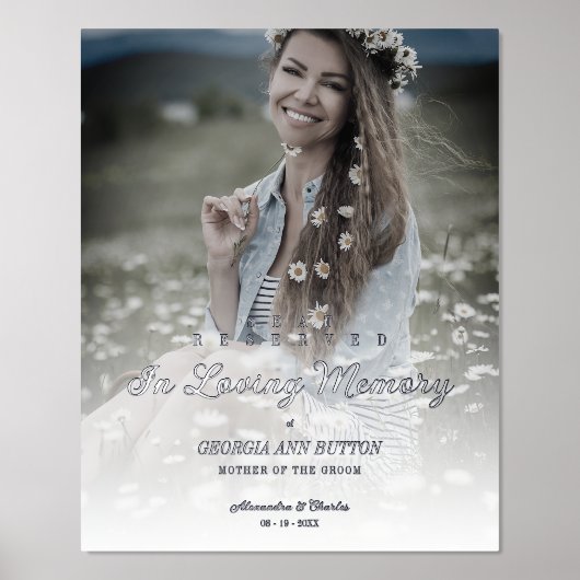 の愛ファンシー結婚心のメモリ予約シート 箔ポスター (正面)