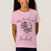 の愛本読おたくリーダー週末すべて予約 Tシャツ (正面)