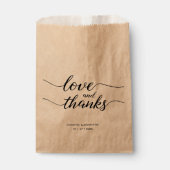 の愛結婚とスクリプ感謝していトのバッグをカスタム扱う フェイバーバッグ (正面)